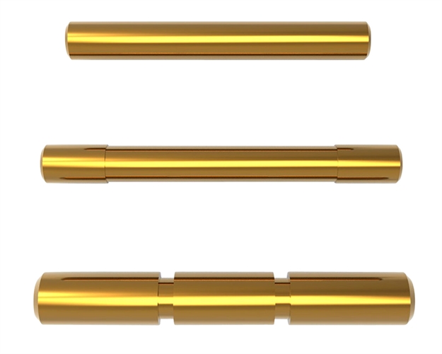 Picture of  Cross Armory Crgpsgd 3 Pin Set  Compatible W/Glock Gen1-3 Gold Steel 080101993593