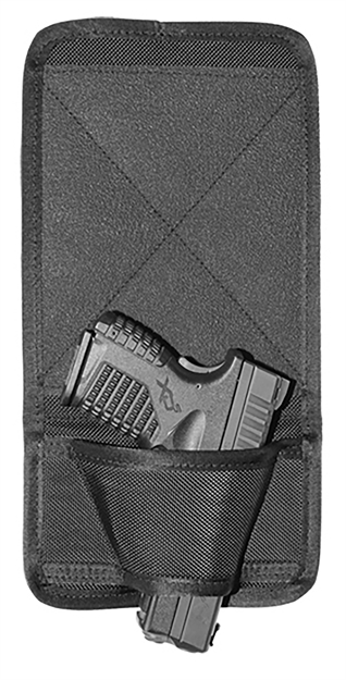 Picture of Crossfire Shooting Gear Crfdfndsa1 The Defender  Bedside Size Osfa Black Ballistic Nylon Ambidextrous CRF-DFNDSA1
