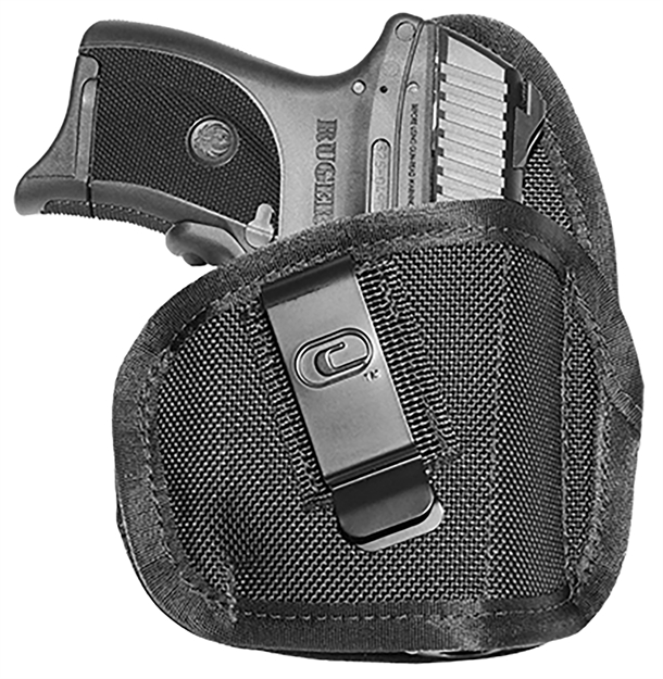 Picture of  Crossfire Shooting Gear Crftpstlsrsa1c3r The Tempest Laser Iwb Size 03 Black Ballistic Nylon Belt Clip Fits Compact 3-3.50" Barrel Right Hand