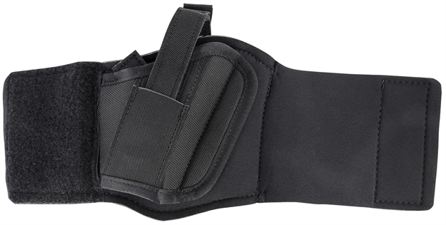 Picture of Crossfire Shooting Gear Crfwrpsa1s2r The Wrap  Ankle Size 02 Black Neoprene/Sheepskin Velcro Fits Subcompact Fits 2-2.50" Barrel Right Hand CRF-WRPSA1S-2R