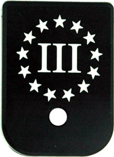 Picture of Cruxord Magazine Base Plate 3% Flag Fits Most Glocks