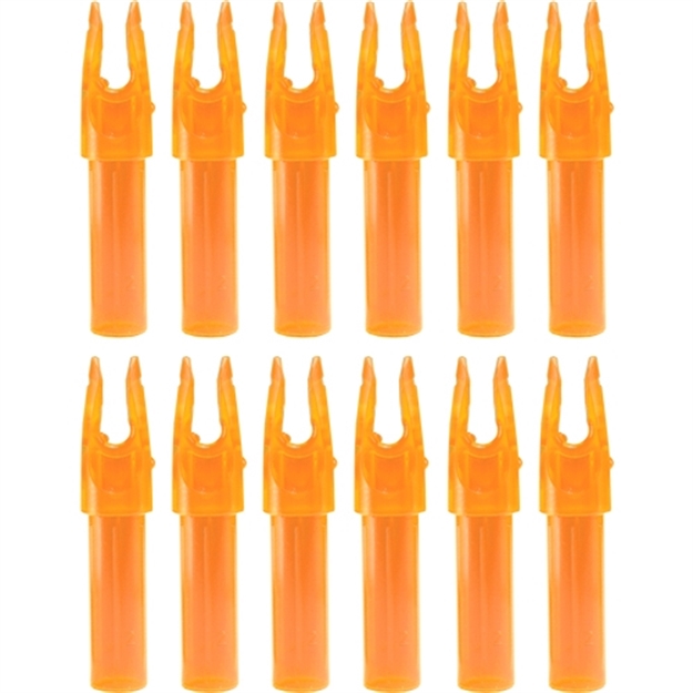 Picture of Carbon Express Express Nock Launchpad Precision Orange .244 ID 12Pk< 044734502652