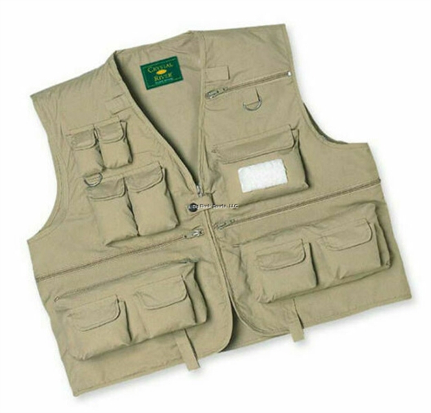 Picture of Crystal River C/R Utility Vest Tan 2Xl