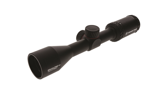 Picture of  Crimson Trace 0101540 Brushline Pro Black Anodized 3-9X40mm 1" Tube Bdc Muzzleloader Reticle 810048570201
