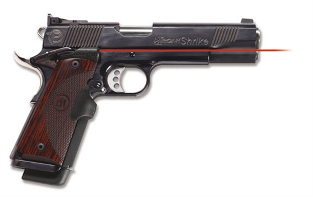 Picture of Crimson Trace Lg901 Lasergrips Master Series 5Mw Red Laser With 633Nm Wavelength & 50 FT Range Rosewood Finish For 1911 Commander, Government LG-901 610242001774