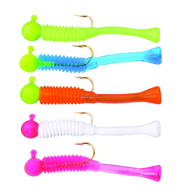 Picture of Cubby Mini-Mite Jig, 1 1/2", 1/32 Oz, SZ 8 Hook, Assortment, 5/Pack