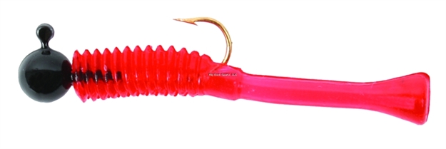 Picture of Cubby Mini-Mite Jig, 1 1/2", 1/32 Oz, SZ 8 Hook, Black/Red, 5/Pack