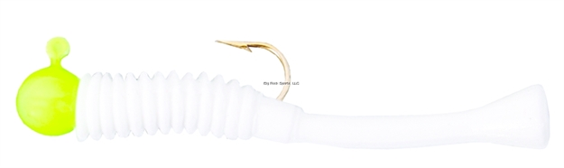 Picture of Cubby Mini-Mite Jig, 1 1/2", 1/32 Oz, SZ 8 Hook, Green/White, 5/Pack