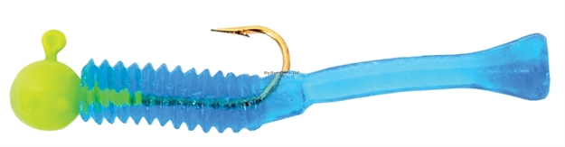 Picture of Cubby Mini-Mite Jig, 1/32 Oz, 20 PK Refill, Lime/Blue
