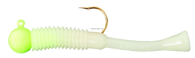 Picture of Cubby Mini-Mite2 Jig, 2 1/4", 1/16 Oz, SZ 4 Hook, Glow/Glow, 3/Pack