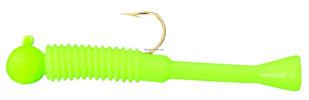 Picture of Cubby Mini-Mite2 Jig, 2 1/4", 1/16 Oz, SZ 4 Hook, Green/Silk Chartreuse, 3/Pack