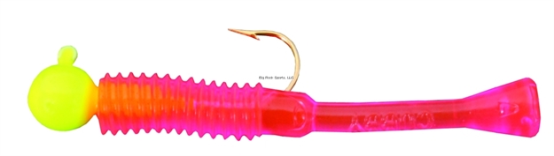 Picture of Cubby Mini-Mite2 Jig, 2 1/4", 1/16 Oz, SZ 4 Hook, Yellow/Pink, 3/Pack