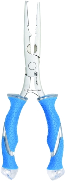 Picture of Cuda 8" Titanium Bonded Stainless Steel Freshwater Plier With Ring Splitter, Blue 18112 016162181129