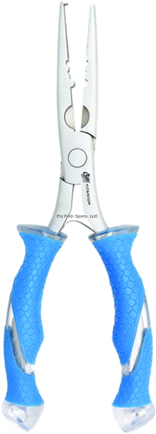Picture of Cuda 8" Titanium Bonded Stainless Steel Freshwater Plier With Ring Splitter, Blue 18112