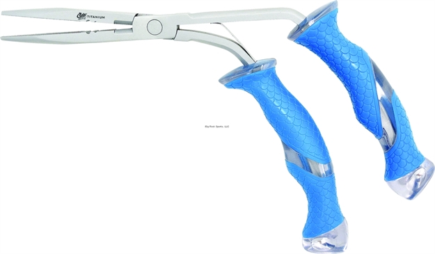 Picture of Cuda 9" Titanium Bonded Stainless Steel Freshwater Plier With Pistol Grip Handles, Blue 18096 016162180962