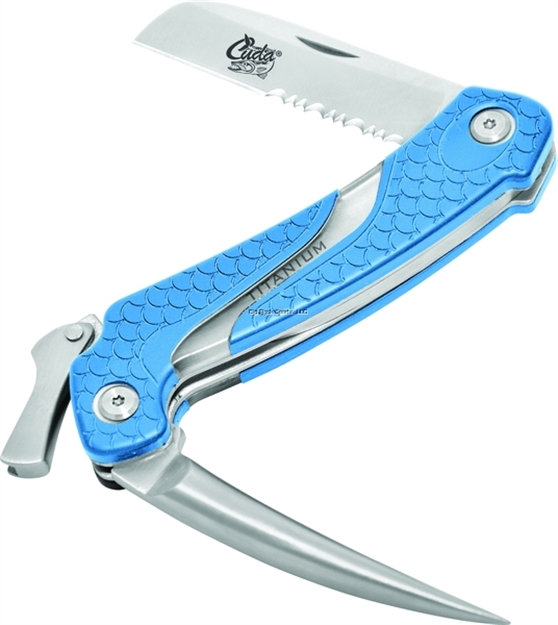 Picture of Cuda Titanium Bonded Marlin Spike Folding Knife