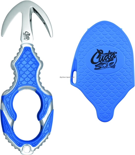 Picture of Cuda Titanium Bonded Rescue/Safety Knife With Sheath, Blue