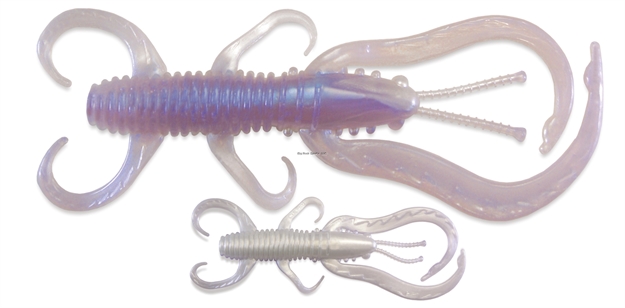 Picture of Culprit Flutter Craw, Albino, 3", 12Ct, Bag