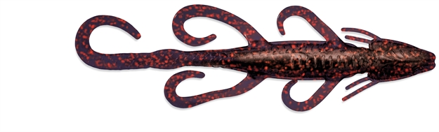 Picture of Culprit Lizard, Black Neon, 6", 8Ct, Bag