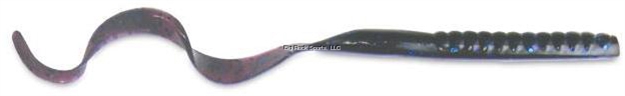 Picture of Culprit Original Worm, 10", Black Blue Flake, 10 PK