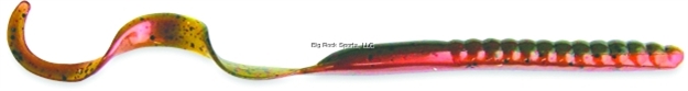 Picture of Culprit Original Worm, 10", Watermelon Copper Red Flake, 10 PK