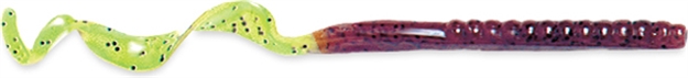 Picture of Culprit Original Worm, 7 1/2", Pumpkin Seed/Chartreuse Tail, 13 PK C720-A1