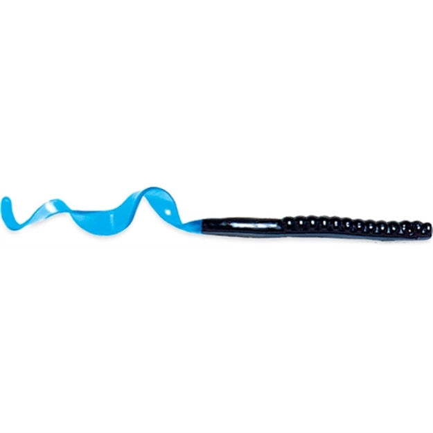 Picture of Culprit Original Worm, 7 1/2", Black/Blue Tail, 13 PK C720-26