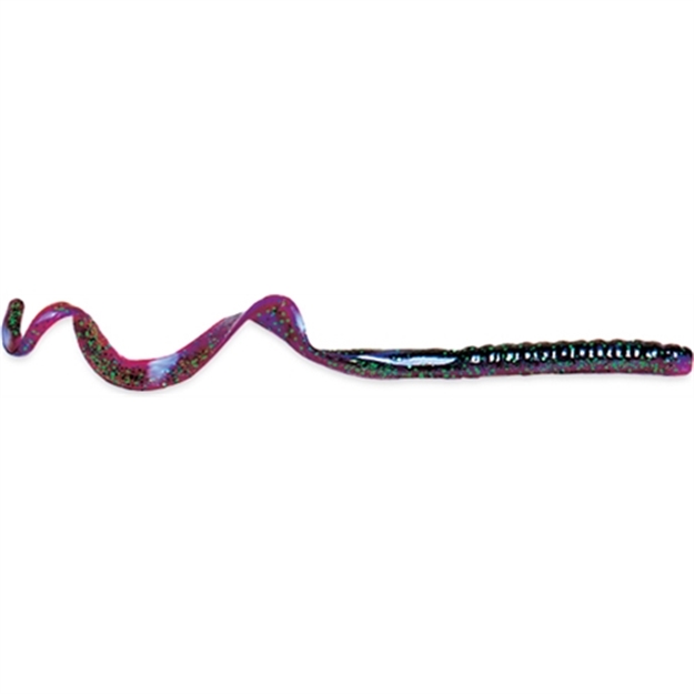 Picture of Culprit Original Worm, 7 1/2", Tequila Shad/Green Flake, 18 PK C720-40