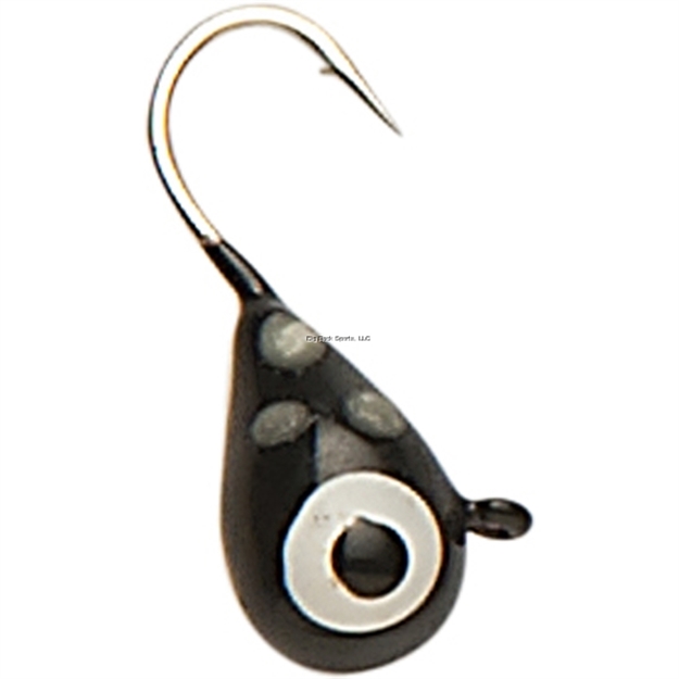 Picture of Custom Jigs Chekai Jig SZ 4.5Mm 12Hk Tungsten Blk/Glo 1/Pk