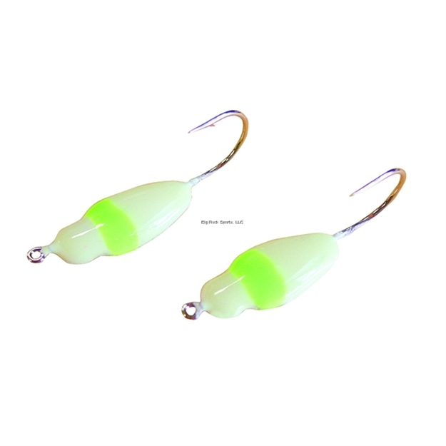 Picture of Custom Jigs Demon Jig Sz4 Glow Brite Chartreuse 2Pk D4-Cs-Gb7b