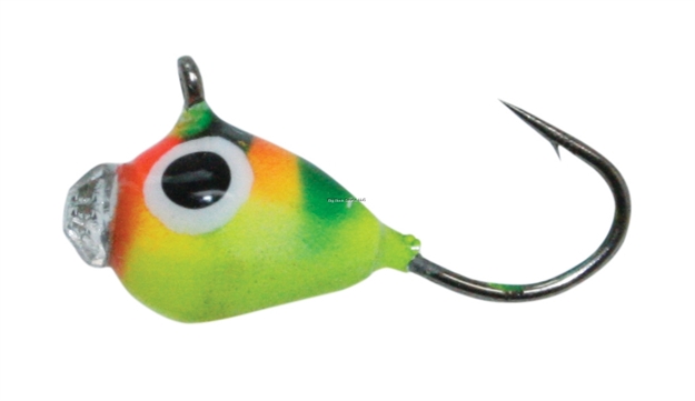 Picture of Custom Jigs Glowazba Tungsten Jig Size 12 Color #05 Perch Tiger