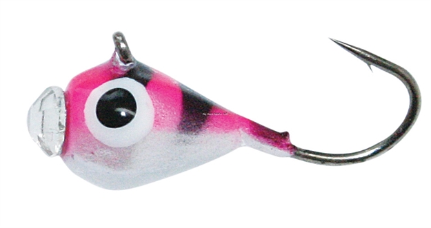 Picture of Custom Jigs Glowazba Tungsten Jig Size 12 Color #12 Pink Tiger Glow