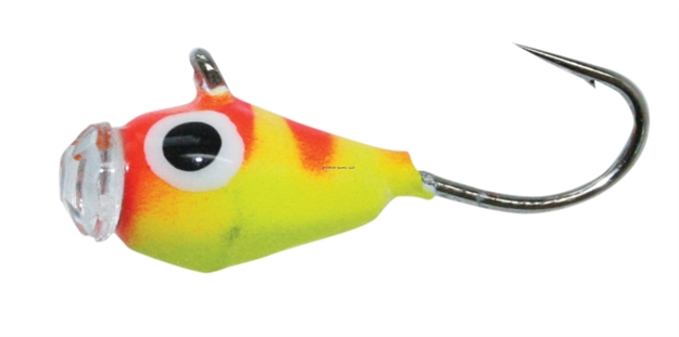 Picture of Custom Jigs Glowazba Tungsten Jig Size 8 Color #01 Clown Tiger