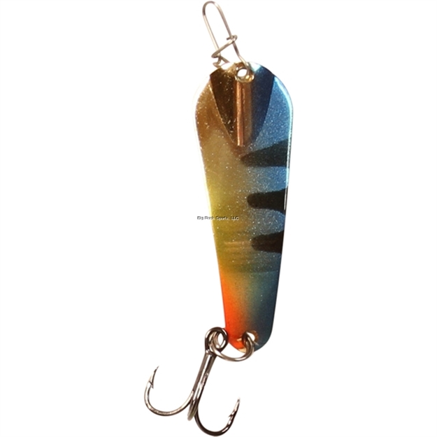 Picture of Custom Jigs Pro Slender Spoon 1/8Oz Gold/Electric Perch