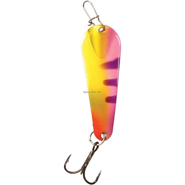 Picture of Custom Jigs Pro Slender Spoon 1/8Oz Gold/Purple Firetiger