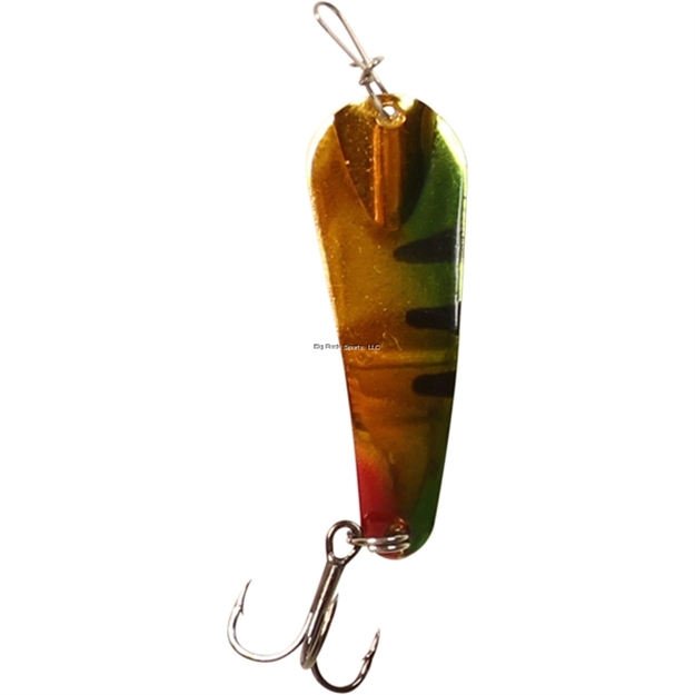 Picture of Custom Jigs Pro Slender Spoon 1/8Oz Gold/Sour Apple Tiger