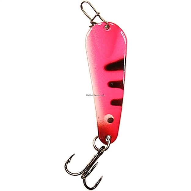 Picture of Custom Jigs Pro Slender Spoon 1/8Oz Nickel/Pink Tiger