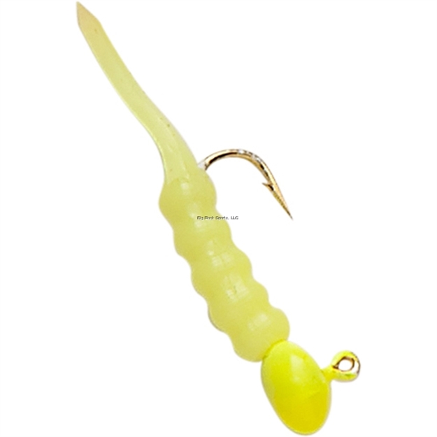 Picture of Custom Jigs Ratso Sz6 Chartreuse 2Pk