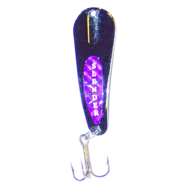 Picture of Custom Jigs Slender Spoon 1/16Oz Black/Purple