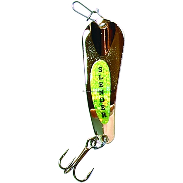 Picture of Custom Jigs Slender Spoon 1/16Oz Silver/Chartreuse