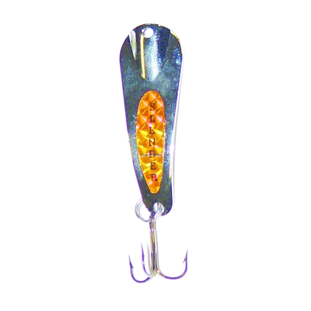 Picture of Custom Jigs Slender Spoon 1/8Oz Silver/Orange