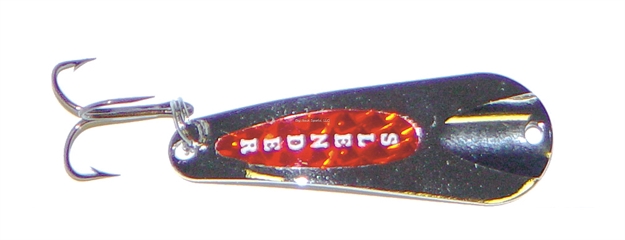 Picture of Custom Jigs Slender Spoon 1/8Oz Silver/Red
