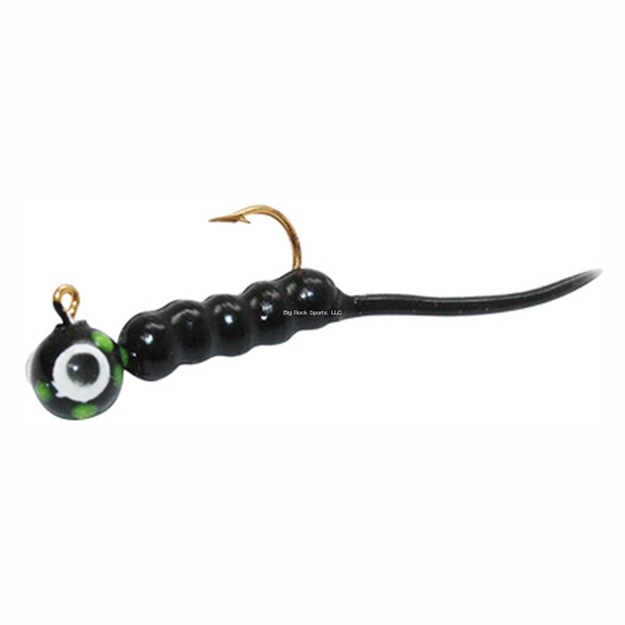 Picture of Custom Jigs Tutso Size 8  #05 Black W/Glow Spots/Black Body