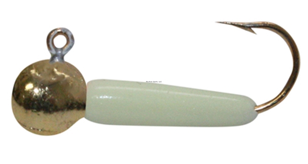 Picture of Custom Jigs Wolfinkee Size 10 #07 Gold/Glow Body