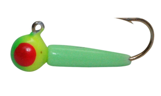 Picture of Custom Jigs Wolfinkee Size 6  #20 Lemonade Glow/Lime Glow Body
