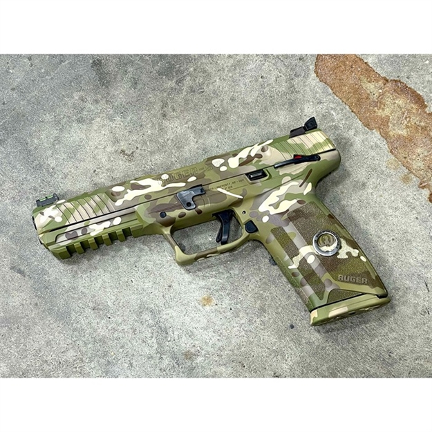 Dodd's Sporting Goods. Custom Ruger 57 5.7X28 Pistol Cerakote Multicam ...
