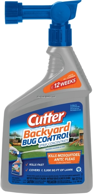 Picture of Cutter Insect Repellent Backyard Bug Control Spray Concentrate 32Oz, Attaches TO Garden Hose