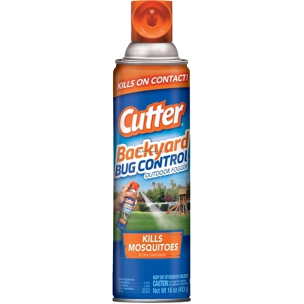 Picture of Cutter Insect Repellent Backyard Bug Control Spray Outdoor Fogger 16Oz, 0.2% Tetramethrin, 0.2% Phenothrin HG-95704