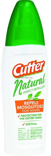 Picture of Cutter Insect Repellent Naturals Insect Repellent, 6Oz Pump Spray, Deet-Free