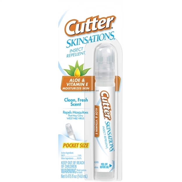 Picture of Cutter Insect Repellent Skinsations Insect Repellent .475Oz Pen-Size Pump Spray, 7% Deet